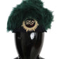 Elegant Emerald Cashmere Cloche Cap