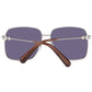 Swarovski Gold Women Sunglass