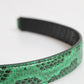 Dolce & Gabbana Black Green Exotic Leather Bag Shoulder Strap
