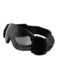 Dolce & Gabbana Black Bi0759 Lace Mirrored Ski Goggles Mask Sunglasses