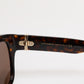 Dolce & Gabbana Dark Brown Havana DG4398F Square Frame Eyewear Sunglasses