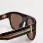 Dolce & Gabbana Dark Brown Havana DG4398F Square Frame Eyewear Sunglasses