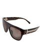 Dolce & Gabbana Dark Brown Havana DG4398F Square Frame Eyewear Sunglasses