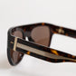 Dolce & Gabbana Dark Brown Havana DG4398F Square Frame Eyewear Sunglasses