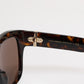 Dolce & Gabbana Dark Brown Havana DG4398F Square Frame Eyewear Sunglasses