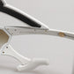 Dolce & Gabbana White Acetate Next Generation Mask Eyewear Sunglasses