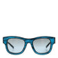 Dolce & Gabbana Blue Black Marbled Metal DG2215K Eyewear Sunglasses
