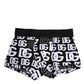 Dolce & Gabbana Black Cotton Logo Regular Men Boxer Underwear