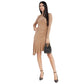 PINKO Beige Viscose Dress