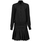 PINKO Black Silk Women Dress