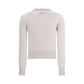PINKO Rhinestone-decorated collar Sweater