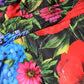 Dolce & Gabbana Multicolor Floral Hooded Puffer Coat Jacket