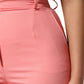 Dolce & Gabbana Pink High Waist Dress Tapered Pants