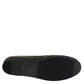 Dolce & Gabbana Green Exotic Leather Espadrilles Slip On Shoes