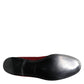 Dolce & Gabbana Red Velvet Slip On Loafers Formal Shoes