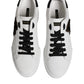 Dolce & Gabbana White DG Logo Portofino Low Top Sneakers Shoes
