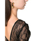 PINKO Black Nylon Tops & T-Shirt