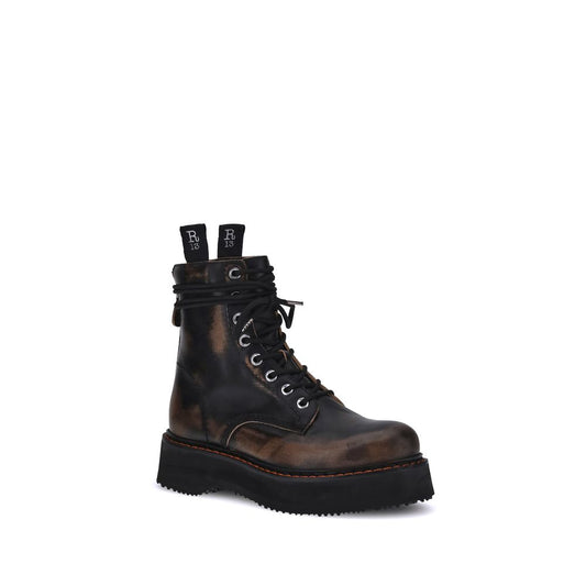 R13 Lace-up Ankle Boots