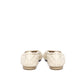 Burberry Sadler Leather Ballerina Flats