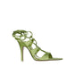The Attico Reneè Satin Sandals