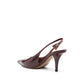 Paris Texas Jessica Leather Slingback Pumps