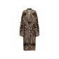 The Attico Printed Viscose Twill Kaftan Dress