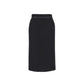 Fendi Virgin Wool Grain De Poud Skirt