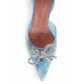 Amina Muaddi 95mm Rosie Glass Pumps
