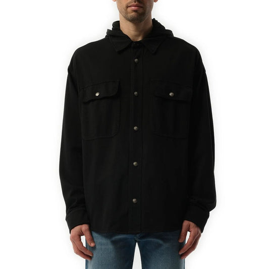 Palm Angels Classic Logo Hooded Overshirt