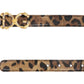 Dolce & Gabbana Leather Logo Belt