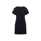 Moncler Cotton Logo Mini Dress