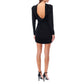 Saint Laurent Cowl Back Mini Dress