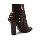 Dolce & Gabbana Brown Leather Ankle Boots