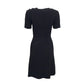 Fendi Knitted Mink Collar Dress