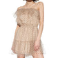 Gucci One-Shoulder Tulle Dress