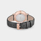 Cluse Gray Leather Watch