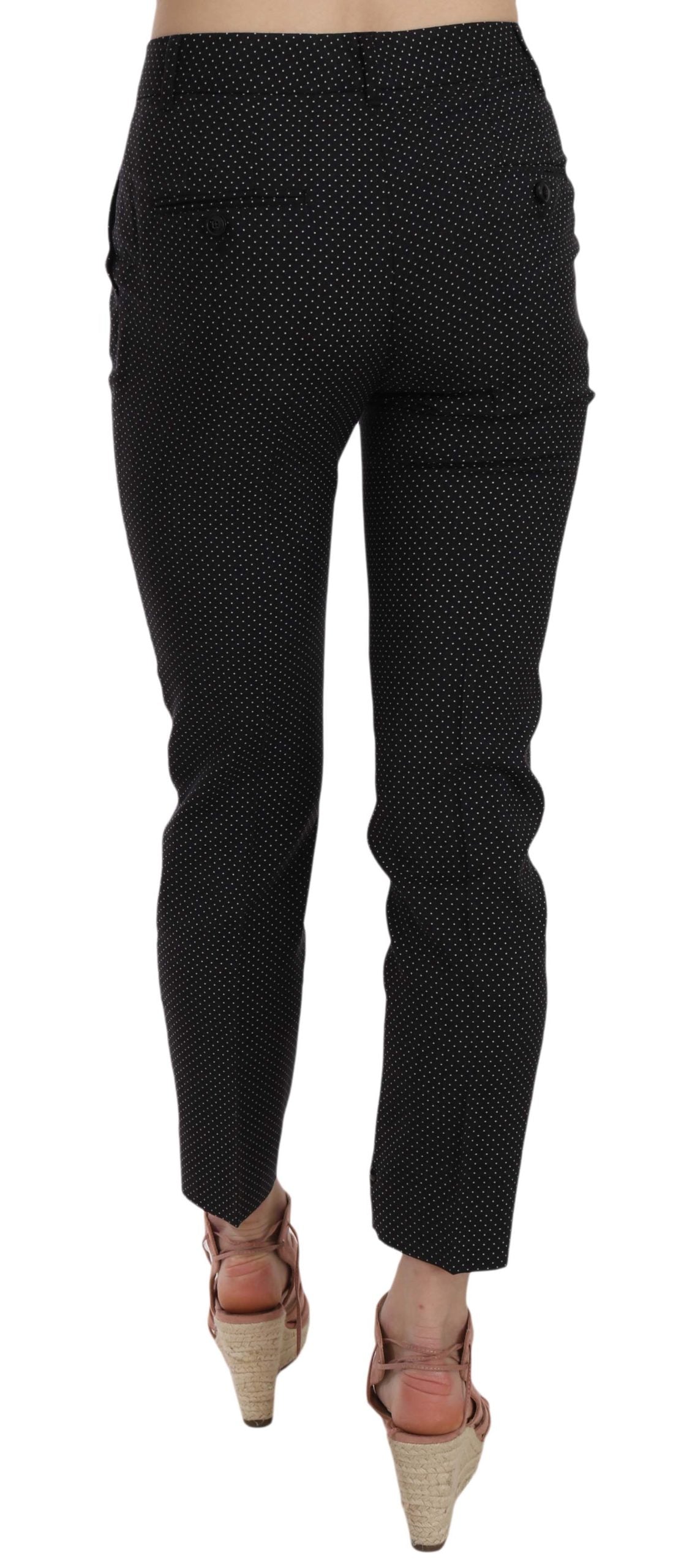 Elegante schwarze Hose aus Schurwolle