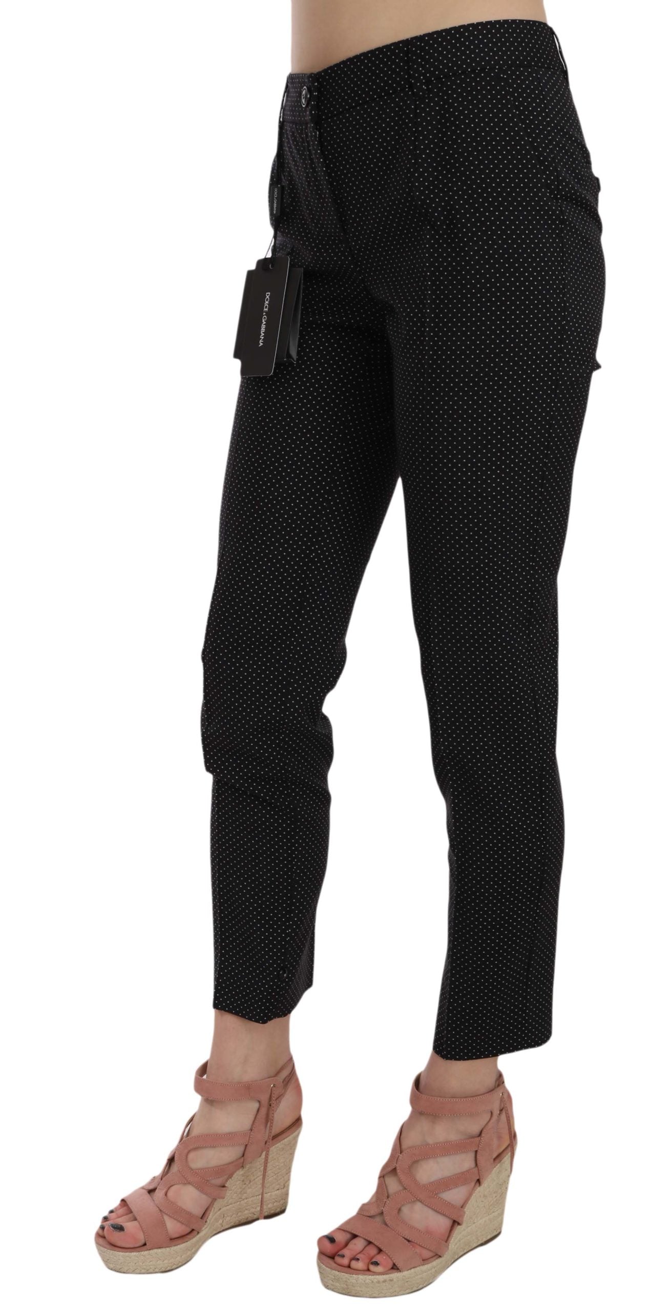 Elegante schwarze Hose aus Schurwolle