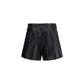 R13 Leather Shorts