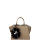 Fendi Black Leather Keychains