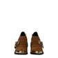 Versace Jeans Brown Leather Ankle Boots