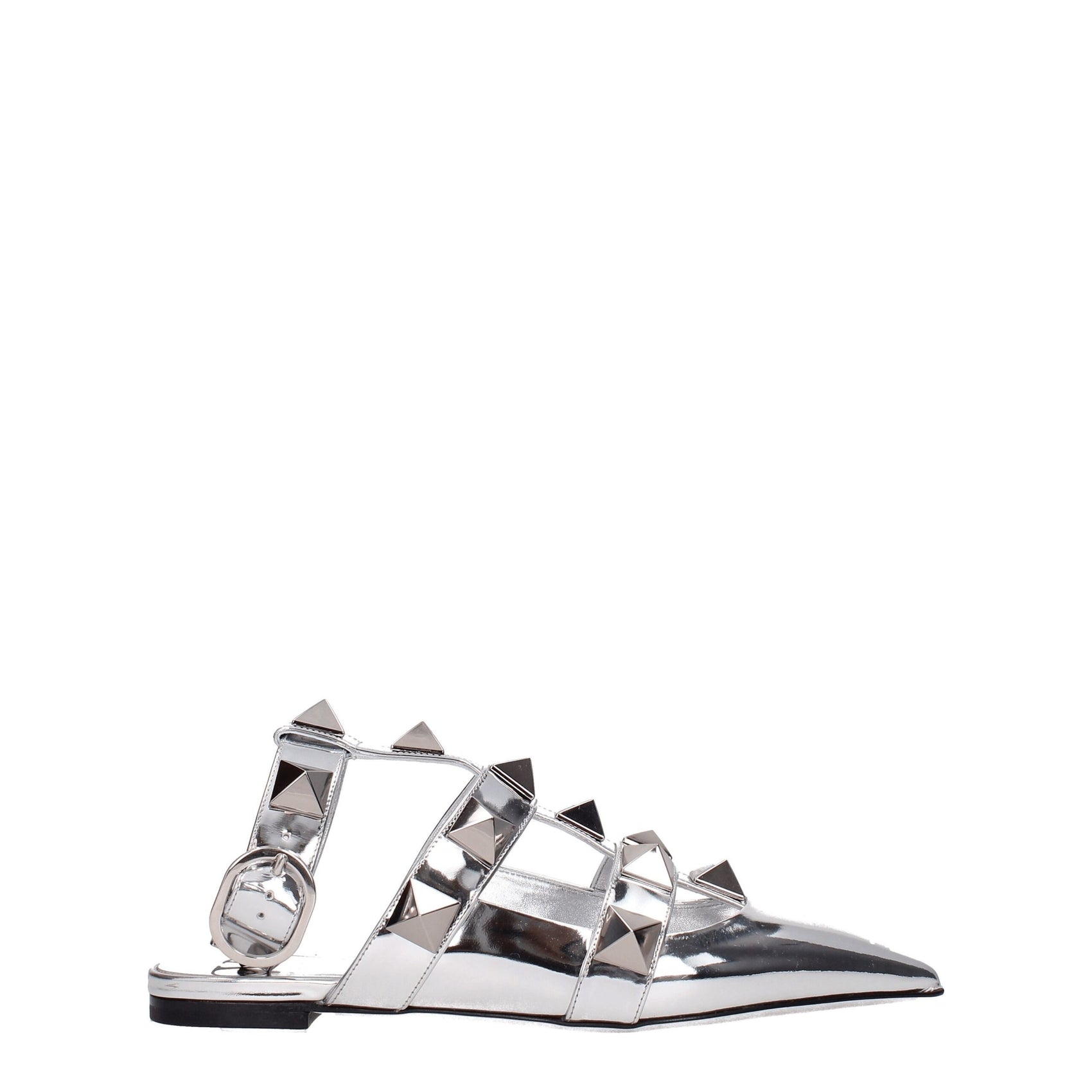 Valentino Garavani Gray Leather Sandals