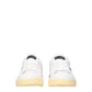Dolce & Gabbana White Leather Low Top Sneakers