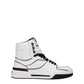 Dolce & Gabbana White Leather High Tops