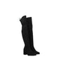 Stuart Weitzman Black Leather Over The Knee