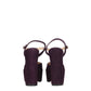 Stuart Weitzman Purple Leather Platforms