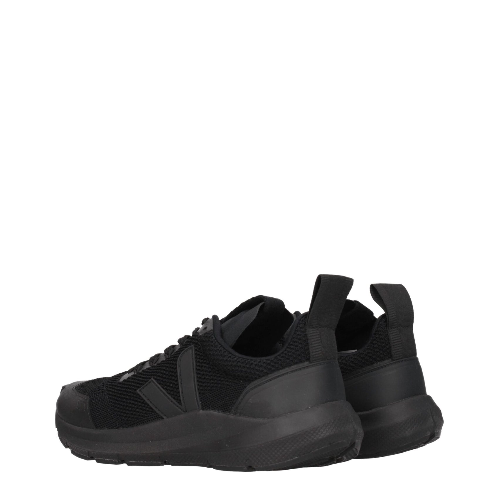Veja Black Fabric Athletic Sneakers