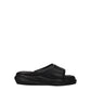 Alyx Black Leather Slippers