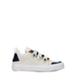 Marcelo Burlon Beige Leather Low Top Sneakers