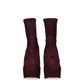 Stuart Weitzman Purple Leather Ankle Boots